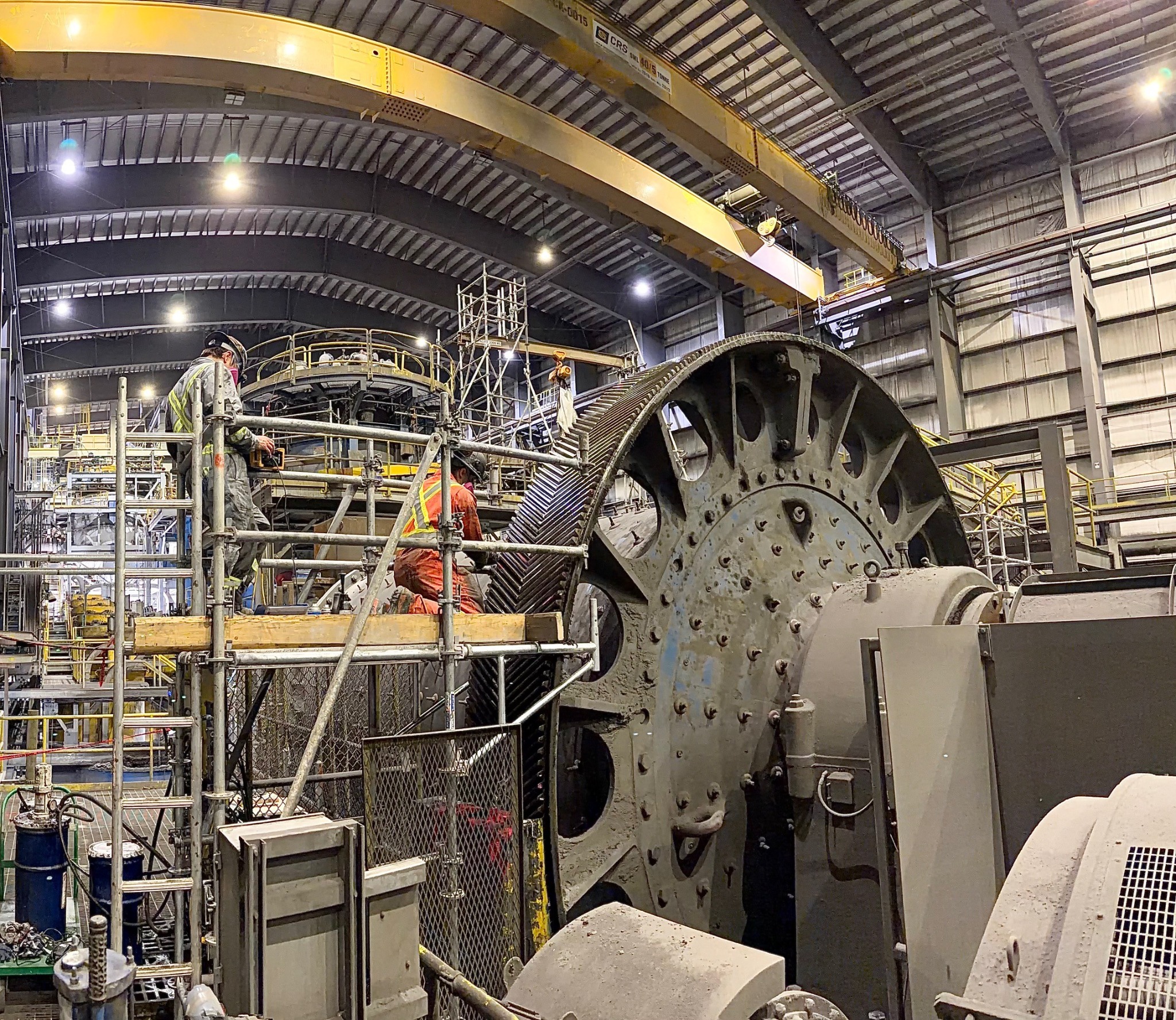 Cleansolv girth gear cleaning